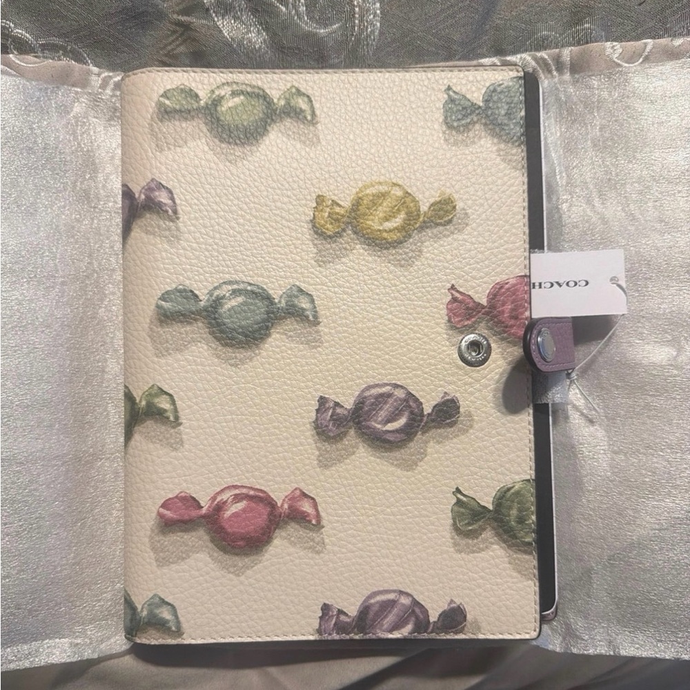 Coach Notebook Candy Print NWT